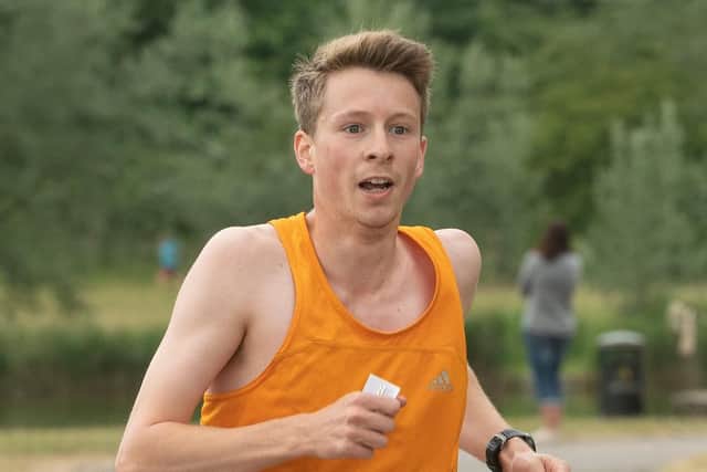Fareham parkrun winner James Hughes