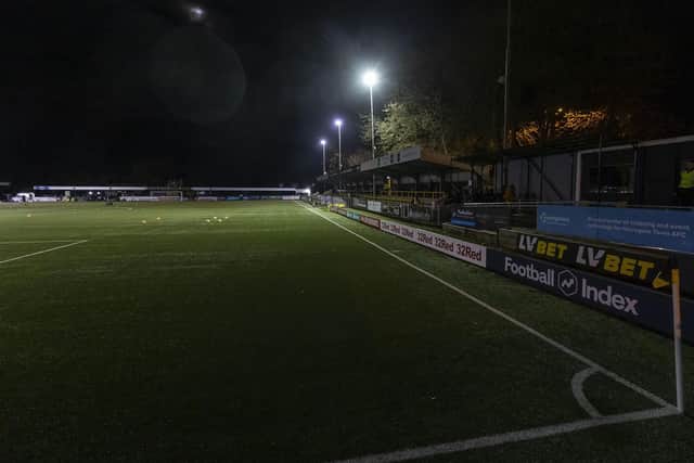 A power cut caused Pompey's FA Cup first-round tie at Harrogate to be delayed. Picture: Daniel Chesterton
