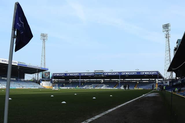 The Milton end is earmarked as the first stage of Fratton Park's development. Picture: Harry Murphy/Getty Images