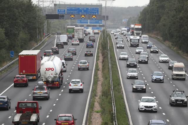 M3 traffic (stock photo). Picture: Andrew Matthews/PA Wire