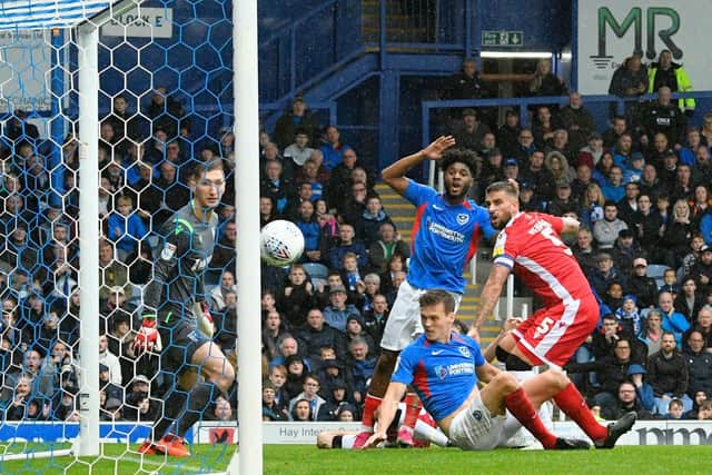 Pompey v Gillingham. Picture: Graham Hunt/ProSportsImages