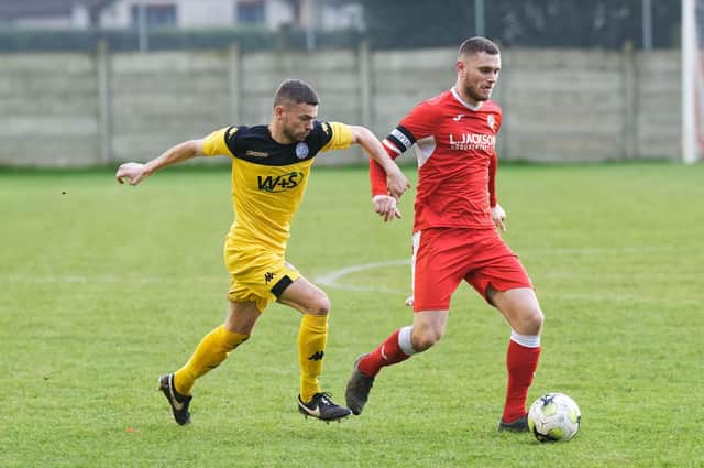 Jack Maloney, right, scored twice as Horndean caned Wessex League leaders Alresford 4-1