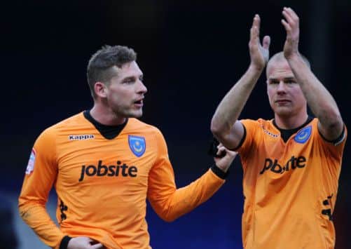 Gabor Gyepes, left, and Johnny Ertl are not only team-mates on the pitch but house-mates off it, too Picture: Joe Pepler