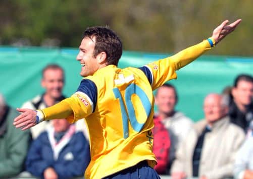 People who make a big impact on the non-league game - such as prolific Gosport striker Justin Bennett - will now be on the Pompey radar. Picture: Steve Reid (121580-400)