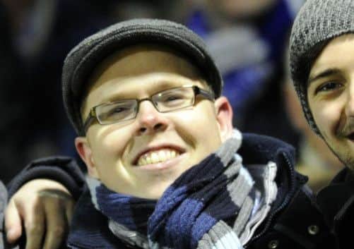 Part of the crowd: The News' Mark McMahon is set to earn a cap at the Pitch Invasion six-a-sides