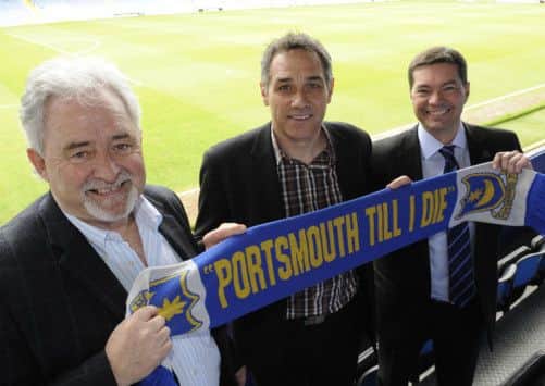 Iain McInnes, left, with Guy Whittingham, centre, and Mark Catlin. Picture: Malcolm Wells (131129-0728)