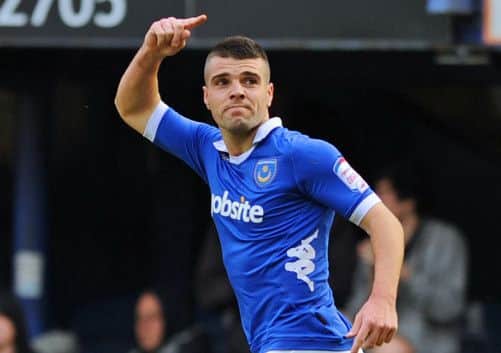 Pompey midfielder Liam Walker