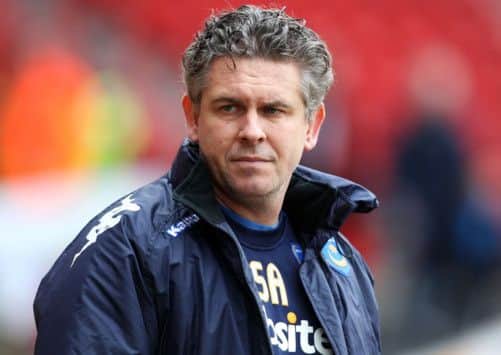 Pompey assistant manager Steve Allen Picture: Joe Pepler
