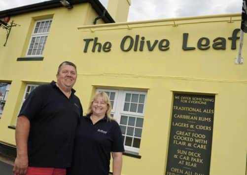 The Olive Leaf - at 48, The Seafront Hayling Island The Landlord Mike Berry and Landlady Tonya Berry Picture: Malcolm Wells (131728-9141)
