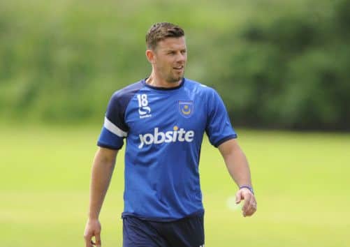 Tom Craddock during his first day at Pompey pre-season training Picture: Allan Hutchings