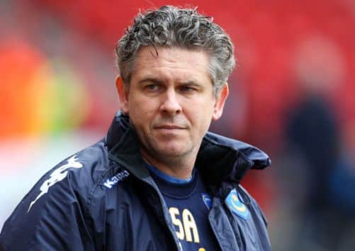 Pompey assistant manager Steve Allen Picture: Joe Pepler