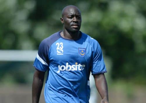 Pompey striker Patrick Agyemang Picture: Robin Jones