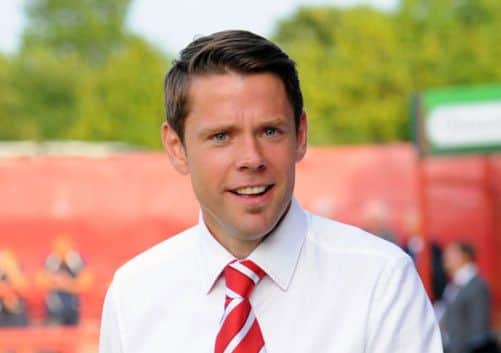 Accrington boss James Beattie