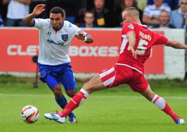Pompey winger Andy Barcham Picture: Ste Jones