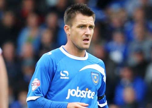 Pompey defender Marcos Painter Picture: Joe Pepler