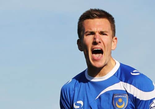Jed Wallace celebrates his goal. Picture: Joe Pepler