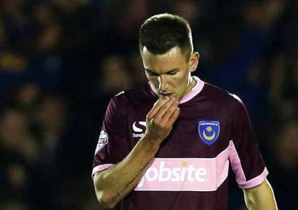 Jed Wallace was 'embarrassed' but Pompey's display. Picture: Joe Pepler