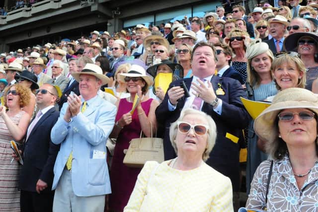 Another large crowd witnessed the Nassau and other Saturday races   Picture by Kate Shemilt C140777-18