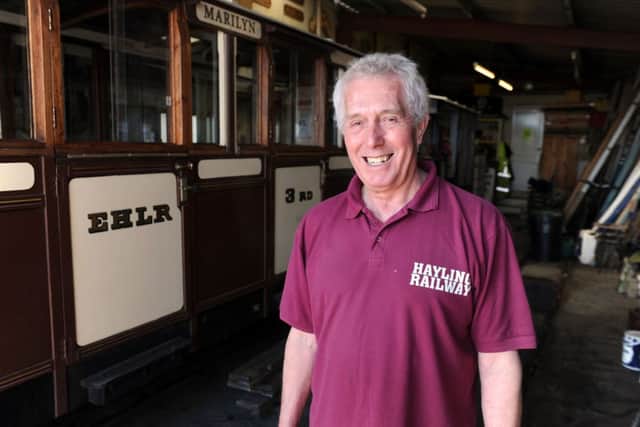 Bob Haddock, duty manager at the Hayling Island Light Railway. Picture: Allan Hutchings (141119-462)