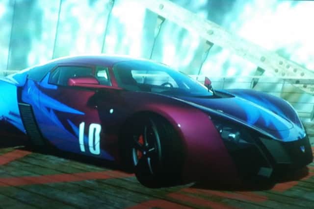 My customised (West Ham influenced) Marussia on Driveclub