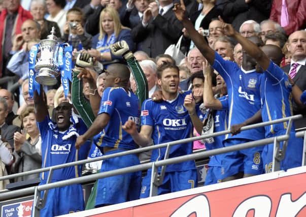 Pompey won the FA Cup back in 2008