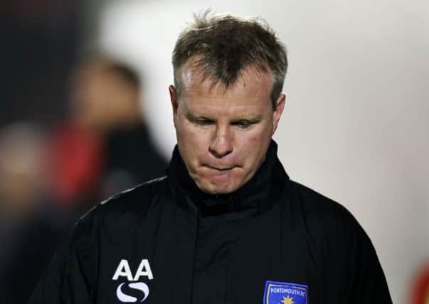 Pompey boss Andy Awford. Picture: Joe Pepler