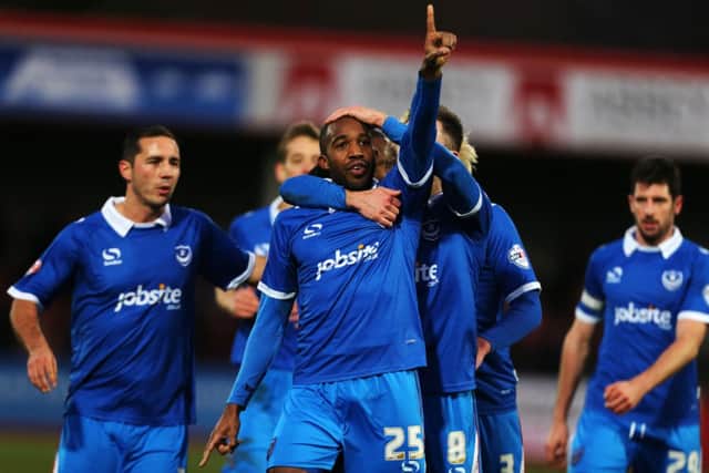 Nigel Atangana celebrates his goal.