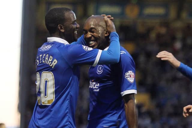 Andy Awford is certain Nigel Atangana, right, will prove a sound investment. Picture: Joe Pepler