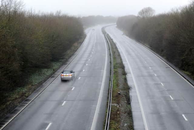 Potholes on the A27 between Havant and Chichester.
Picture: Allan Hutchings (15019-909)