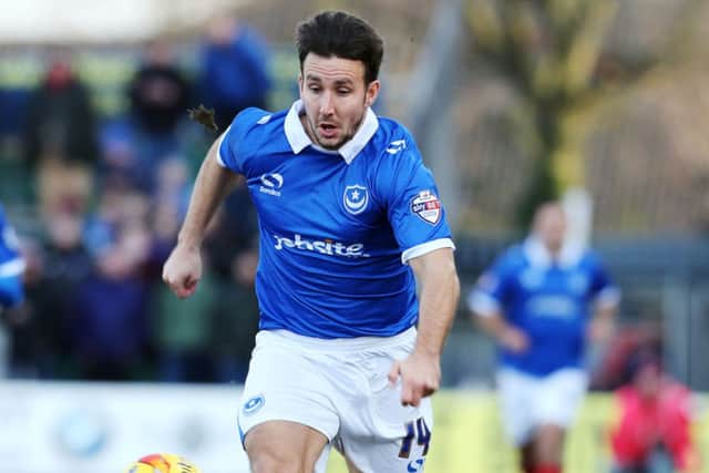Pompey reverted to a 4-4-2 formation for the trip to Newport County to accommodate new signing Matt Tubbs Picture: Joe Pepler