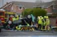 The scene of the crash in Hayling.