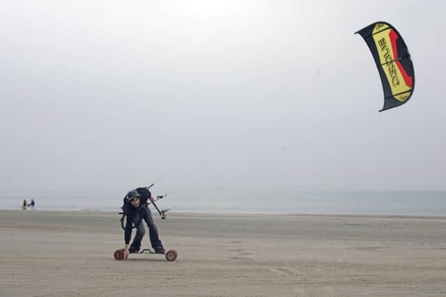 Kite boarder Steve Smith. Picture: Steve Parsons/PA Wire