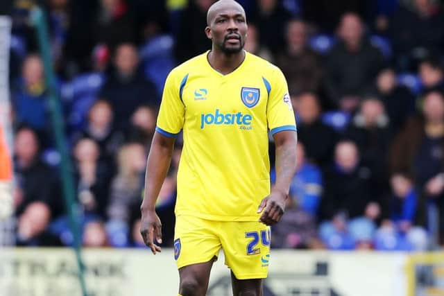 Pompey defender Nyron Nosworthy Picture: Joe Pepler