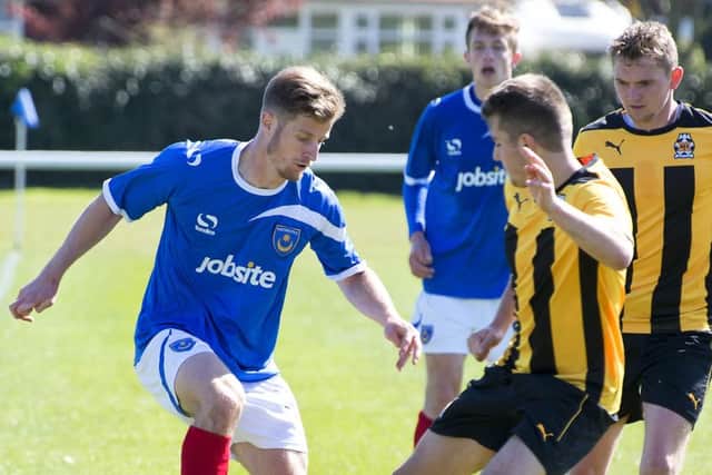Elliot Wheeler in action for Pompey reserves Picture: Colin Farmery