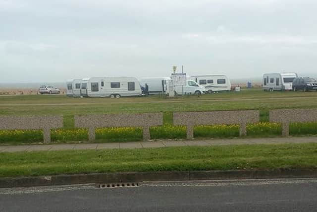CAMP Travellers at Hayling seafront