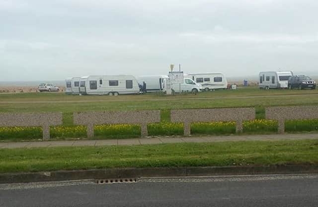 CAMP Travellers at Hayling seafront
