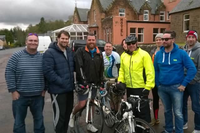 CHALLENGED The SSE riders and support team