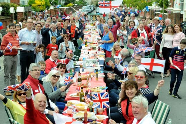 The
VE Day street party at Nettlecombe Avenue, Southsea.
Picture: Paul Jacobs (150510-4)