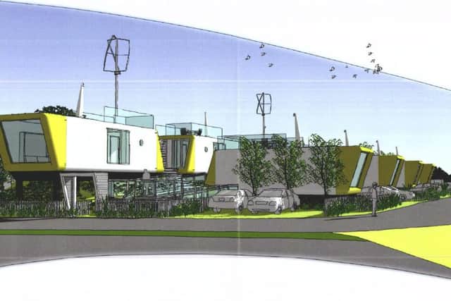 The beach pods planned for Hayling Island Picture: HGP Architects