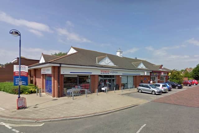The Tesco Express in Station Road, Hayling Island