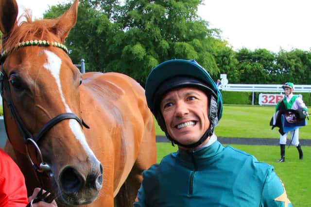 Frankie Dettori at Goodwood / Picture by Chris Hatton