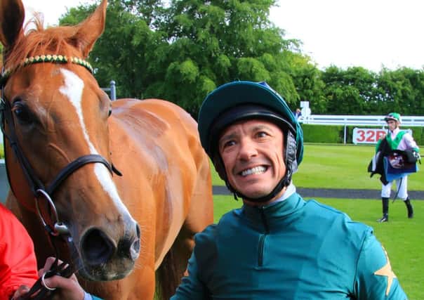 Frankie Dettori at Goodwood / Picture by Chris Hatton