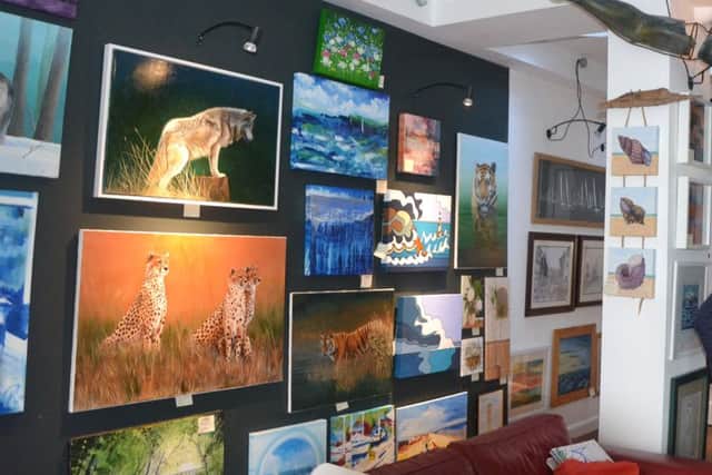 The exhibition is being held at Coastguard Studio in Portsmouth until Sunday