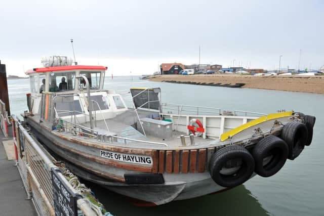 The Hayling Ferry, which has not running since March