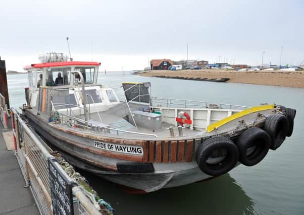 The Hayling Ferry, which has not running since March
