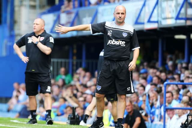 Pompey boss Paul Cook    Picture: Joe Pepler