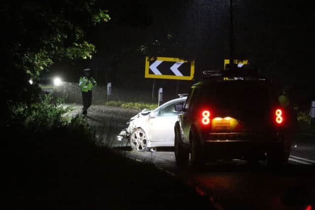 A 20-year-old man has died and another driver is in hospital following the collision