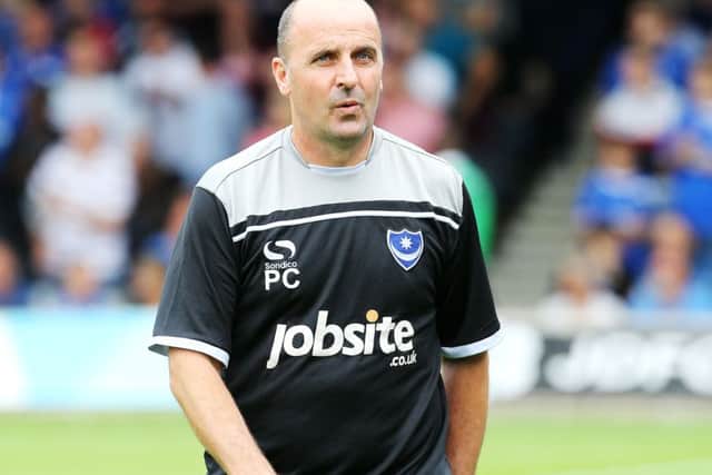 Pompey boss Paul Cook. Picture: Joe Pepler