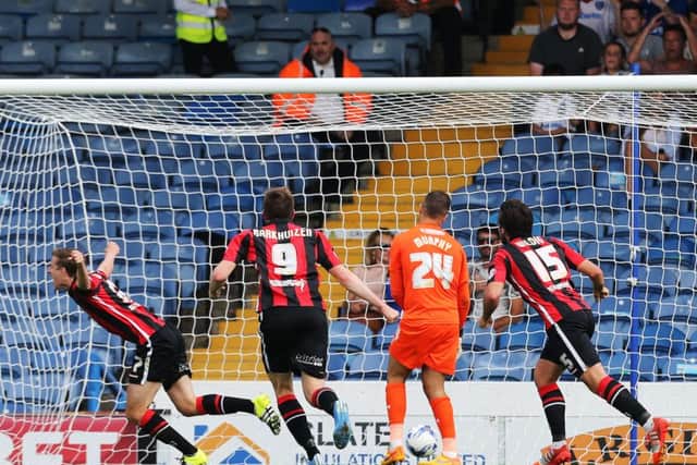Pompey crashed 3-0 down in 38 minutes against Morecambe. Picture: Joe Pepler
