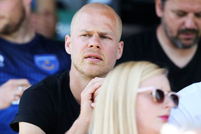 Former Pompey midfielder Johnny Ertl